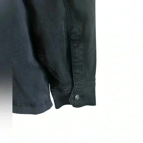 SLATE & STONE MEN  DENIM WORKWEAR COTTON BLEND WASHED BLACK JACKET. SIZE XL - Picture 7 of 16